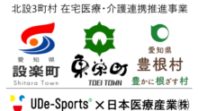 北設３町村 在宅医療・介護連携推進事業でUDe-スポーツブースが出展されます！